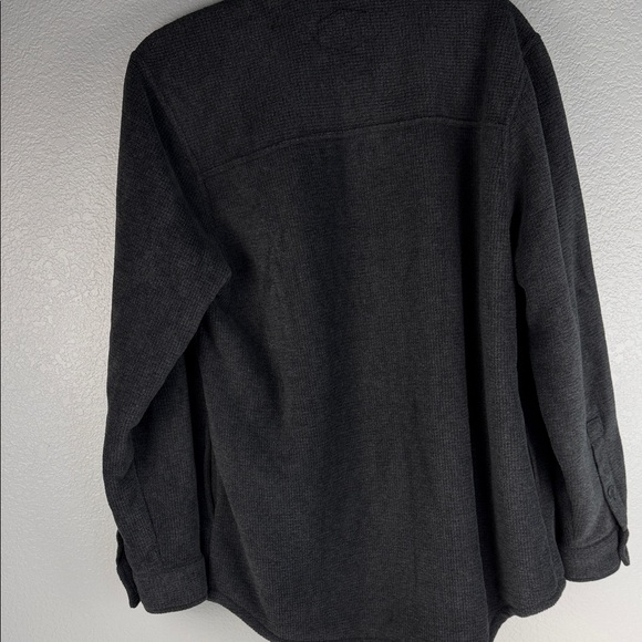 Men's Classic Black Shirt Jacket - Picture 4 of 6